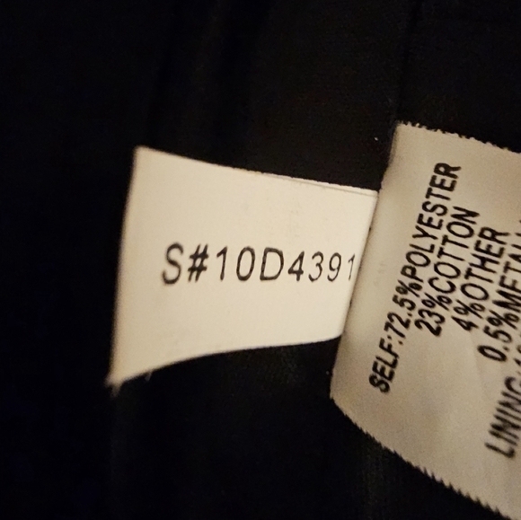 Kay Unger tweed cocktail formal special occasion navy-blue short sleeves dress 2 - Picture 8 of 8